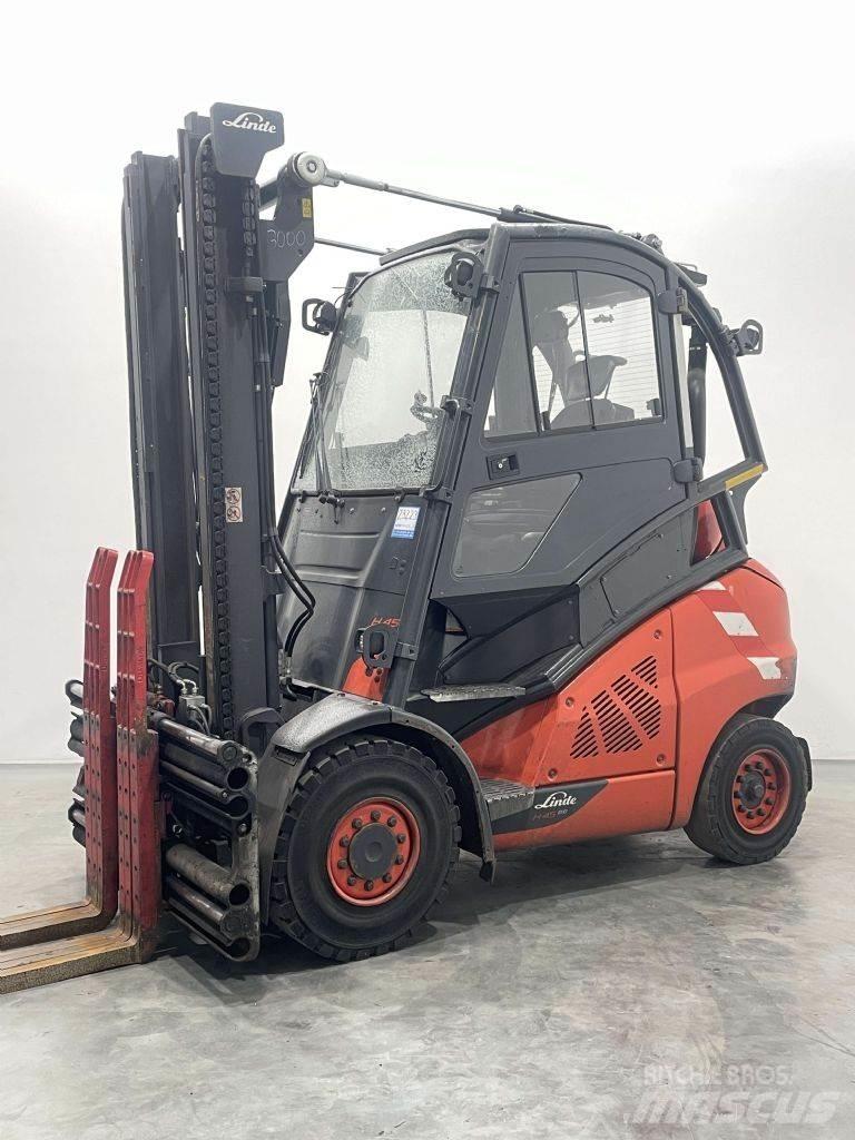 Linde H45T-02-394 LPGフォークリフト
