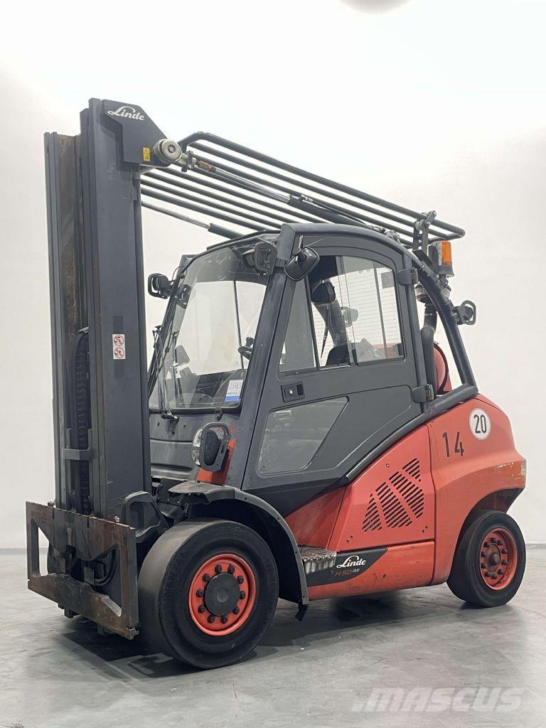 Linde H50T-02/600-394 LPGフォークリフト