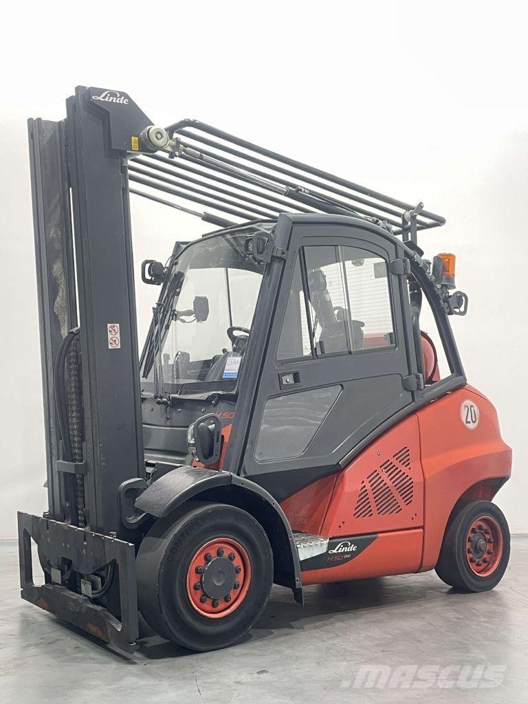 Linde H50T-02/600-394 LPGフォークリフト