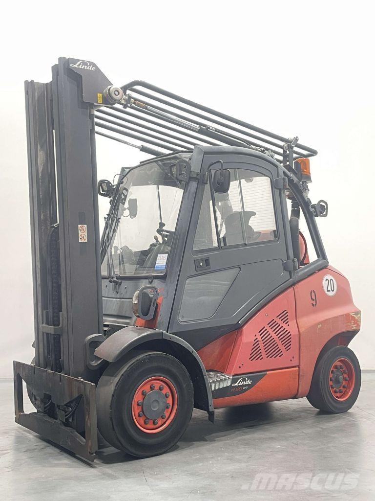 Linde H50T-02/600-394 LPGフォークリフト