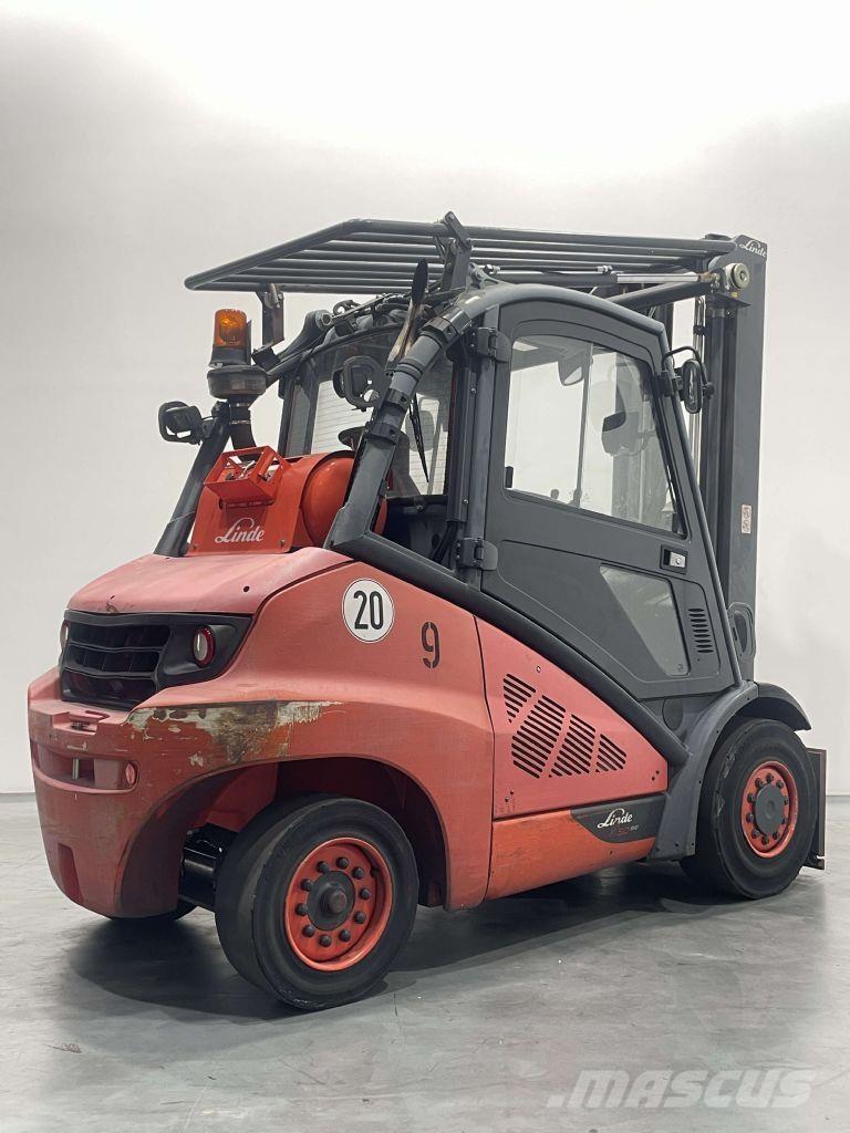 Linde H50T-02/600-394 LPGフォークリフト