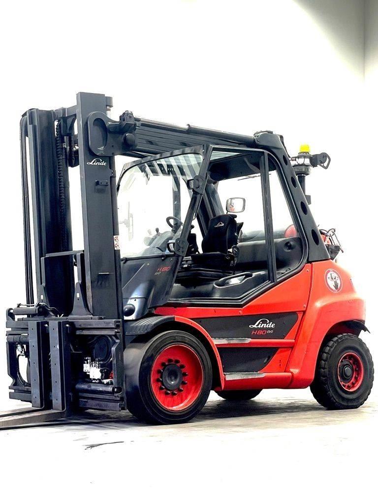 Linde H80T-396-03-EVO LPGフォークリフト