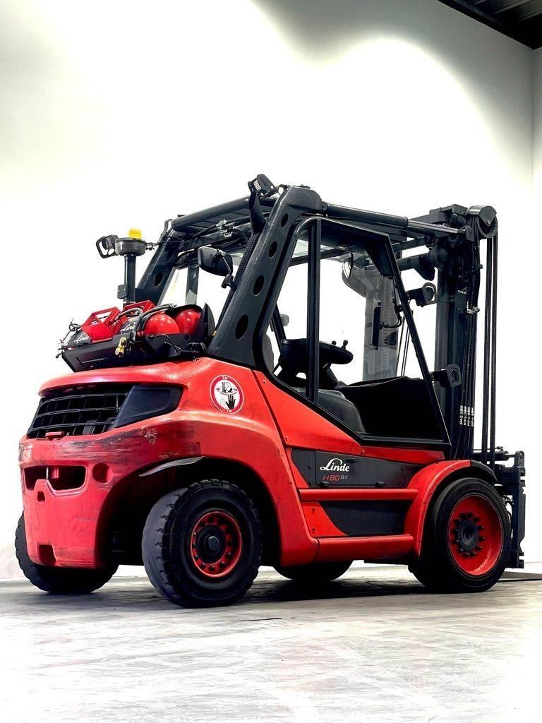 Linde H80T-396-03-EVO LPGフォークリフト