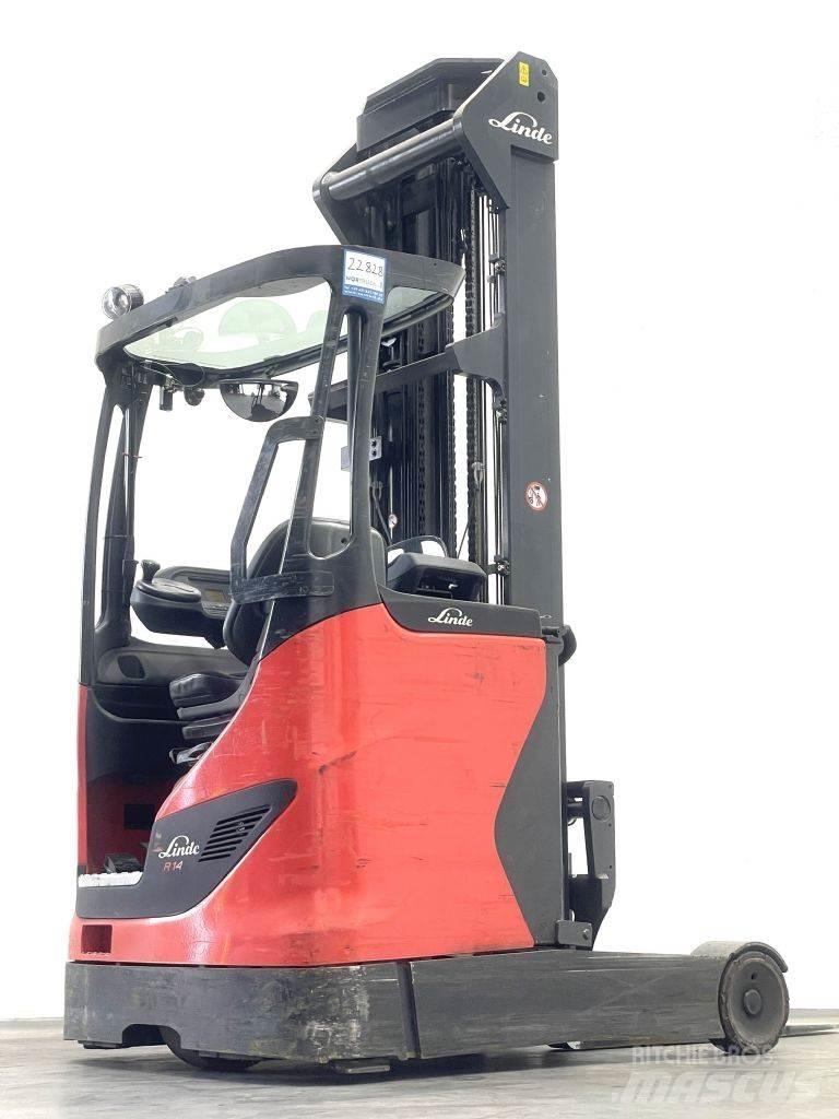 Linde R14-01 リーチフォークリフト