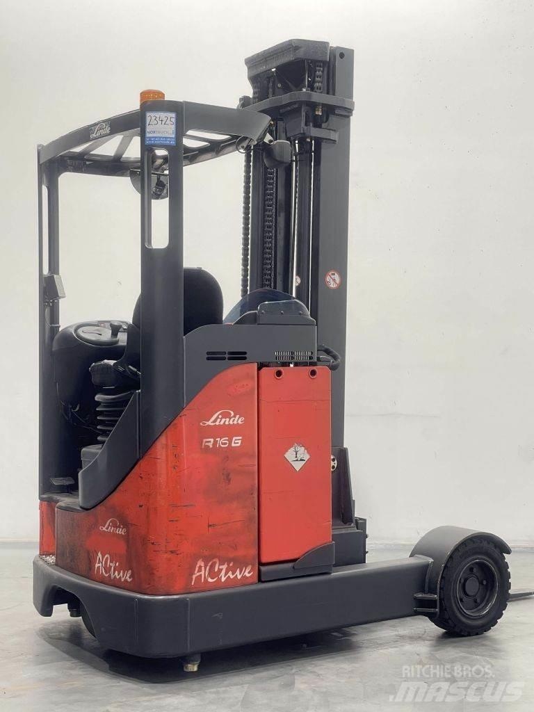 Linde R16G-12-115 リーチフォークリフト