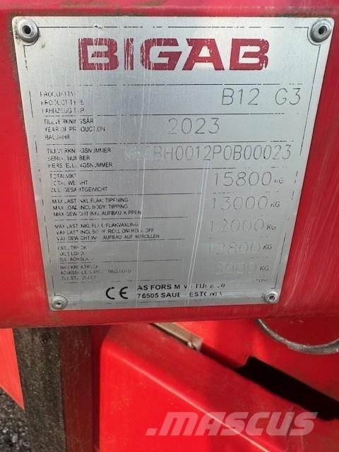 Bigab B12 VÄXLARVAGN その他ローダーアクセサリー・アタッチメント