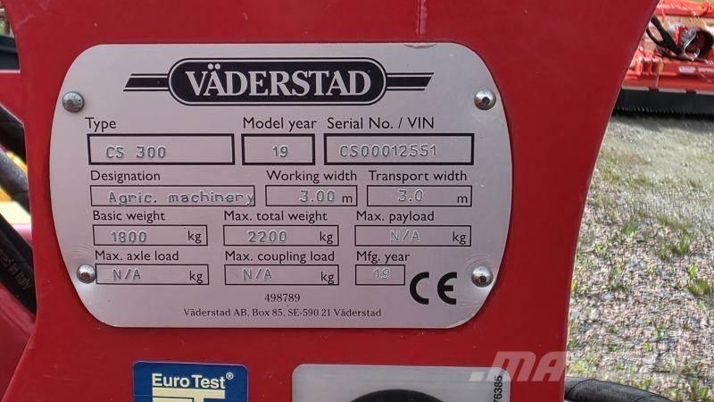 Väderstad Cultus 300 その他耕運機とアクセサリー・アタッチメント