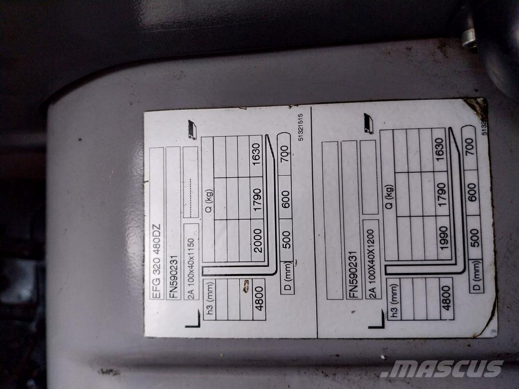 Jungheinrich EFG 320 バッテリーフォークリフト