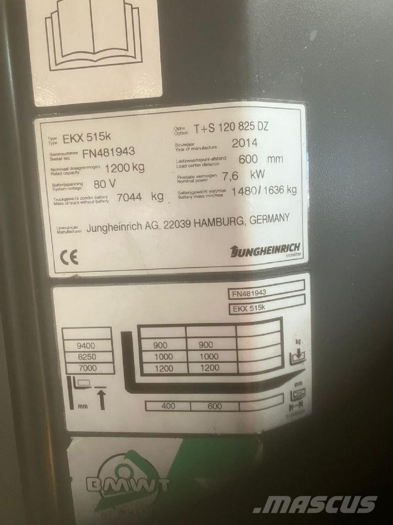 Jungheinrich EKX 515k 高型オーダーピッカー