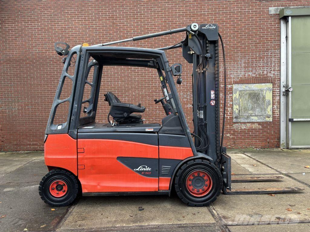 Linde E50HL-01 バッテリーフォークリフト