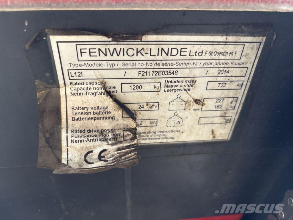 Linde L12i ウォーキンフォークリフト