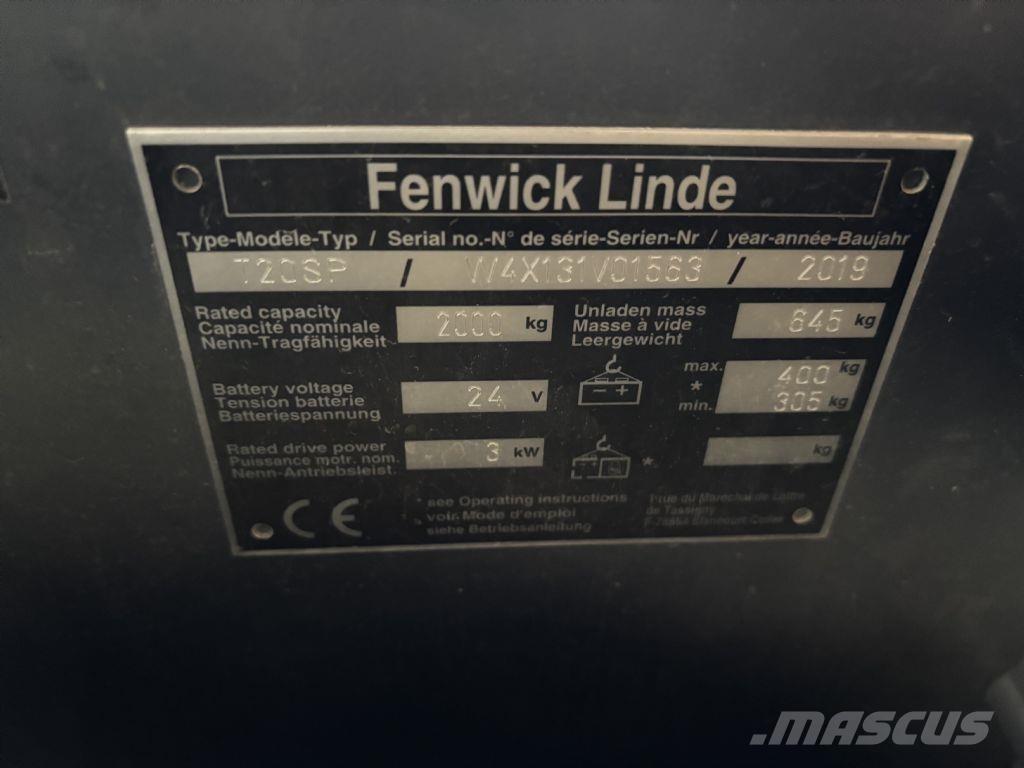 Linde T20 SP 自走式スタッカー
