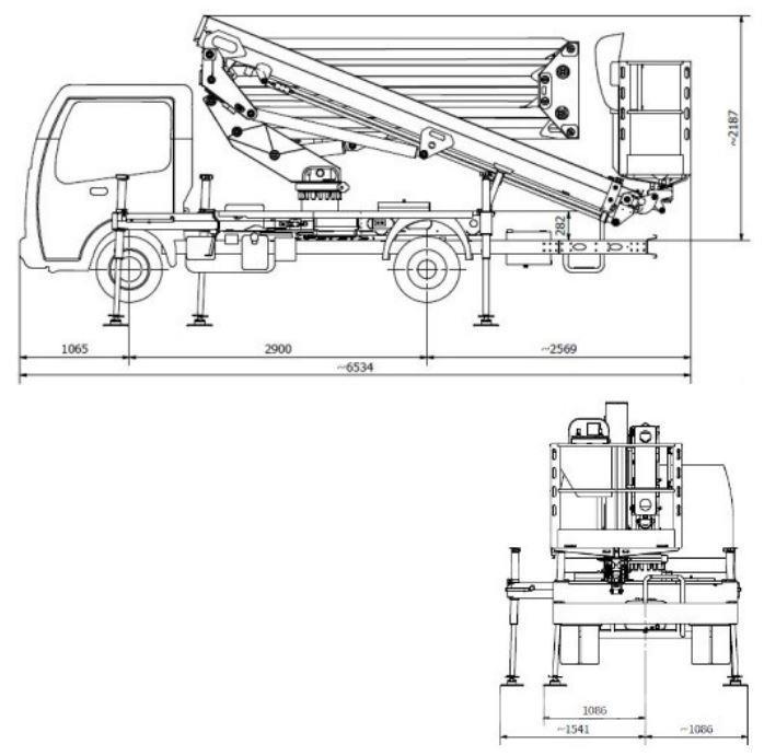Safi SCA 23 HE トラック高所作業車