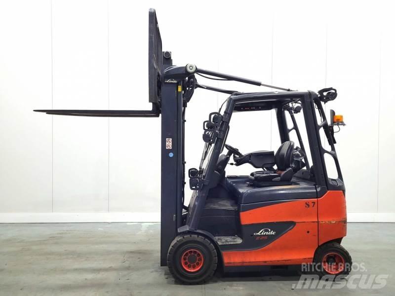 Linde E25H-01/600 387 バッテリーフォークリフト