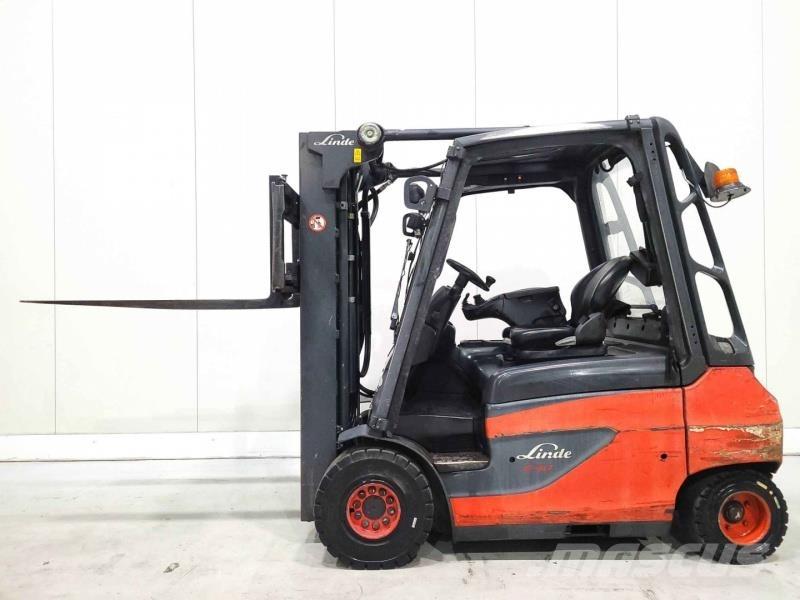Linde E30-01 バッテリーフォークリフト