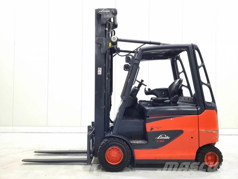 Linde E30 387 バッテリーフォークリフト