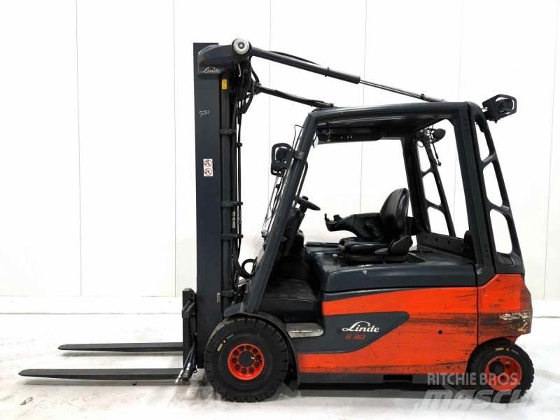 Linde E30L-01 バッテリーフォークリフト