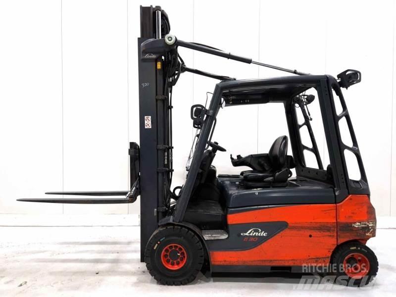 Linde E30L-01 バッテリーフォークリフト