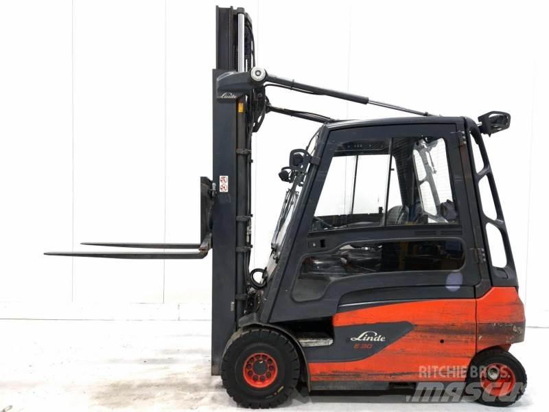 Linde E30L-01 バッテリーフォークリフト