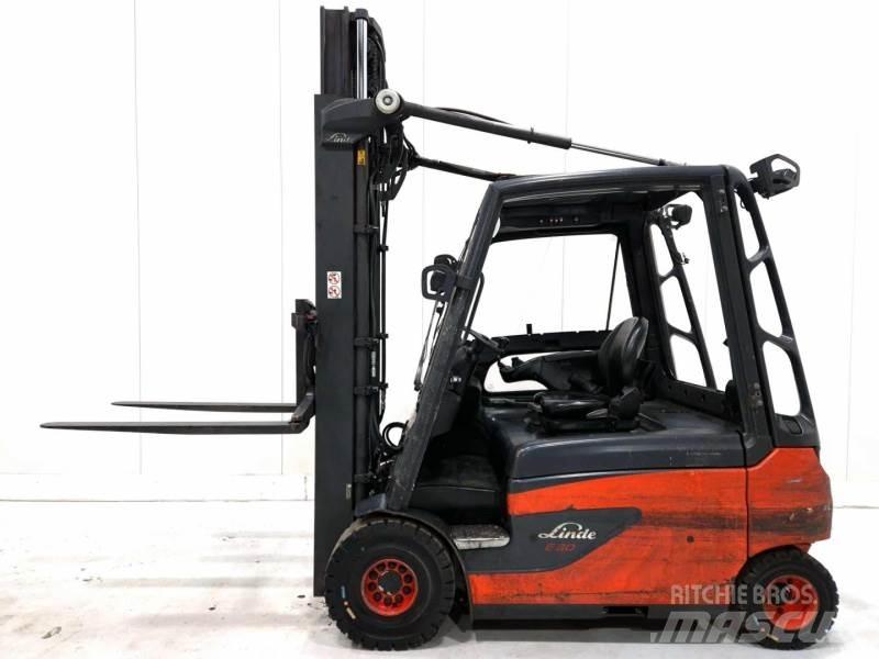 Linde E30L-01 バッテリーフォークリフト