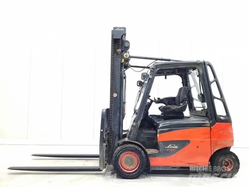Linde E40 バッテリーフォークリフト