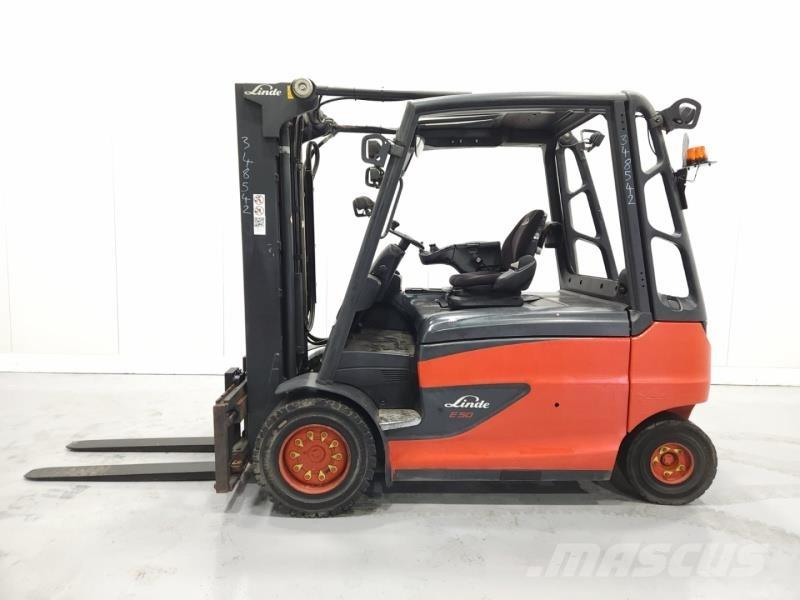 Linde E50HL-01/600 388 バッテリーフォークリフト