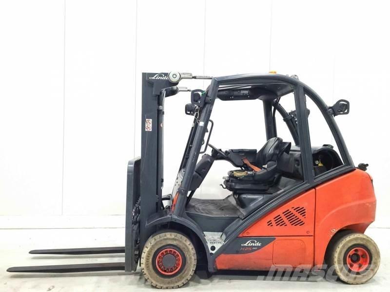 Linde H25T-02 LPGフォークリフト