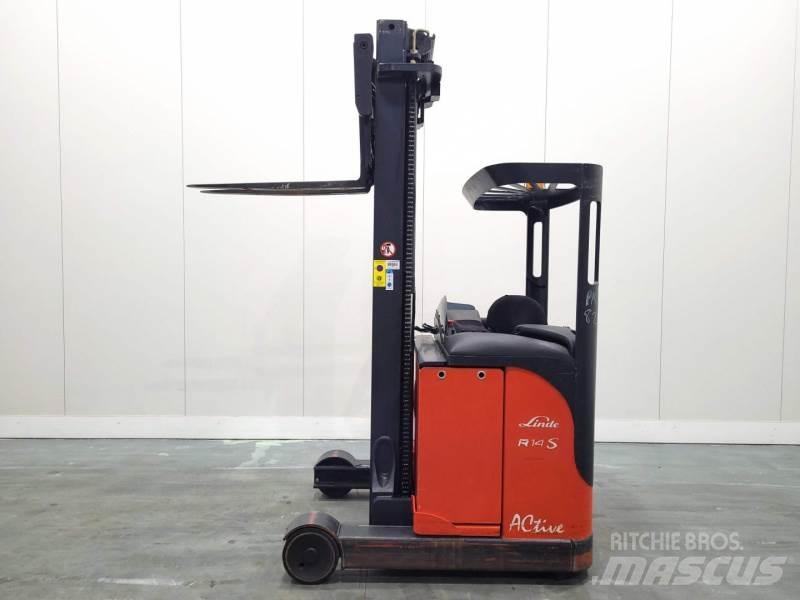 Linde R14S 115 リーチフォークリフト