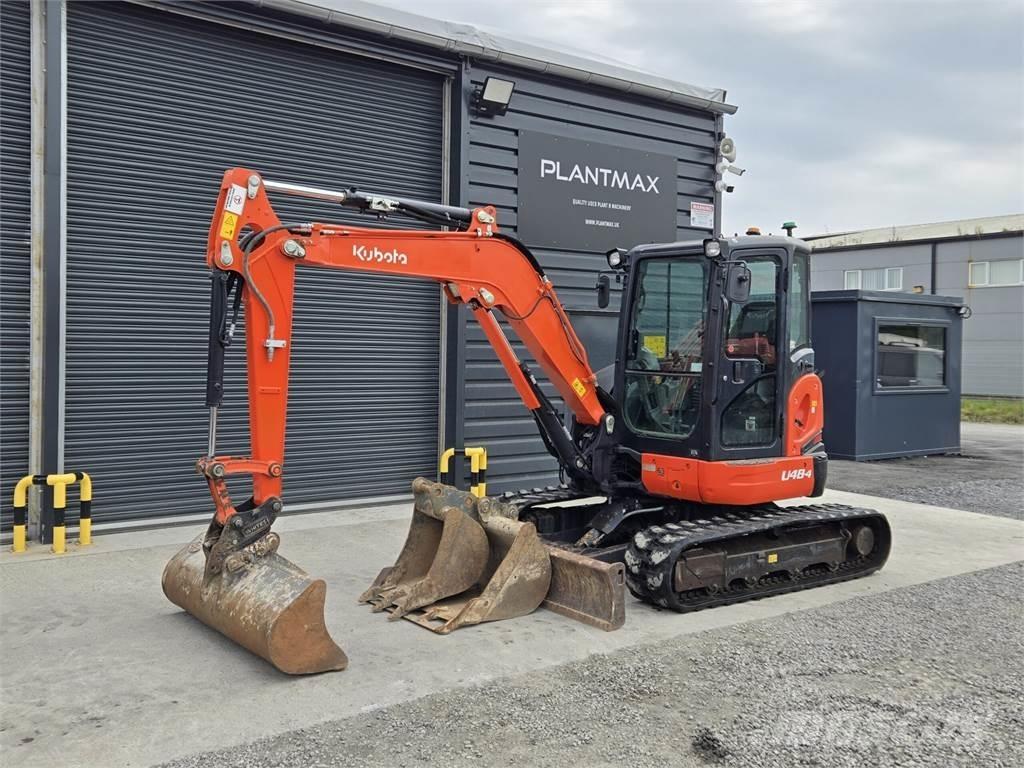 Kubota U48-4 中型油圧ショベル 7ｔ-12ｔ（ユンボ・パワーショベル・バックホー）