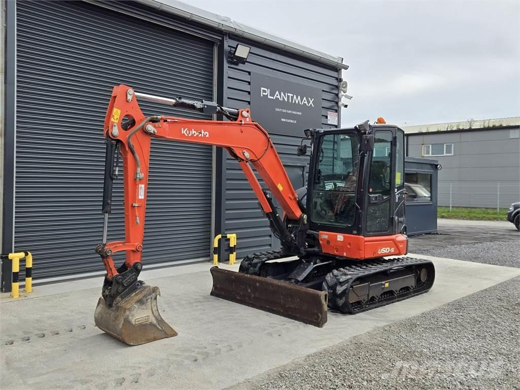 Kubota U50-5 中型油圧ショベル 7ｔ-12ｔ（ユンボ・パワーショベル・バックホー）