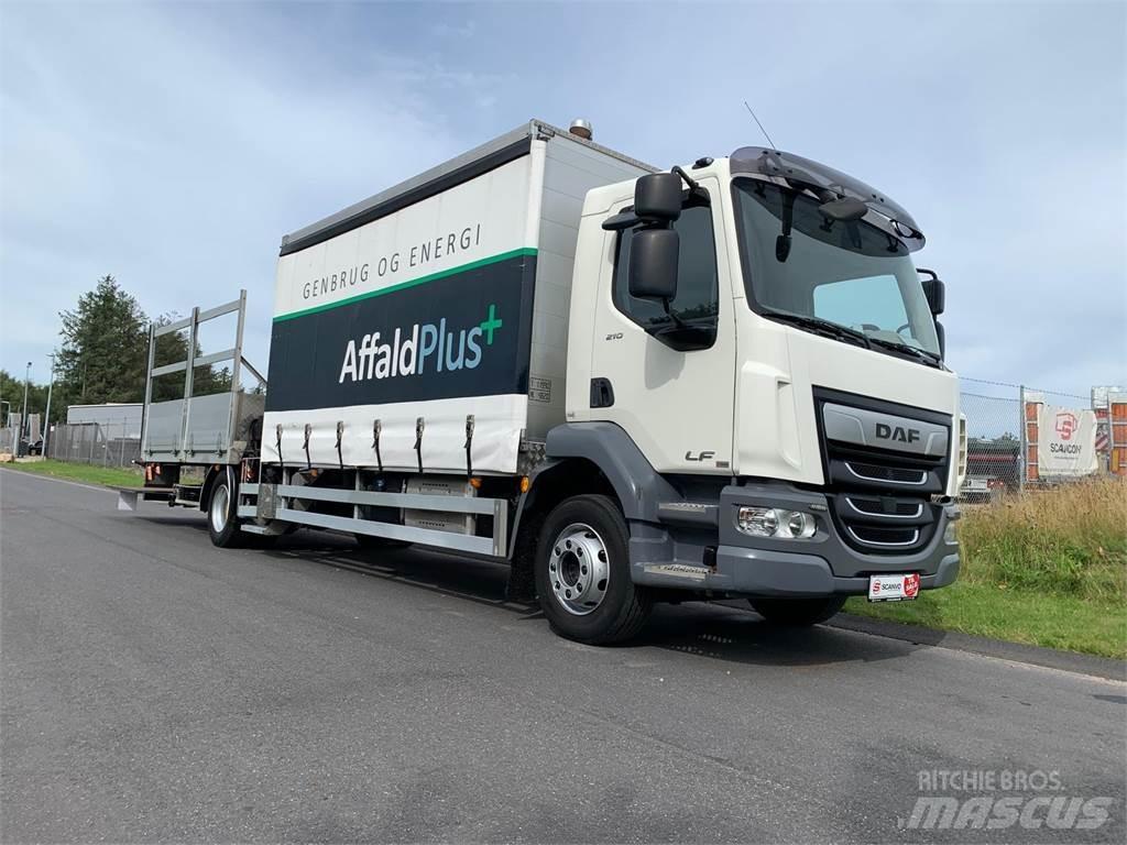 DAF LF210 4x2 FA ボックスボディー、ウイング、箱車