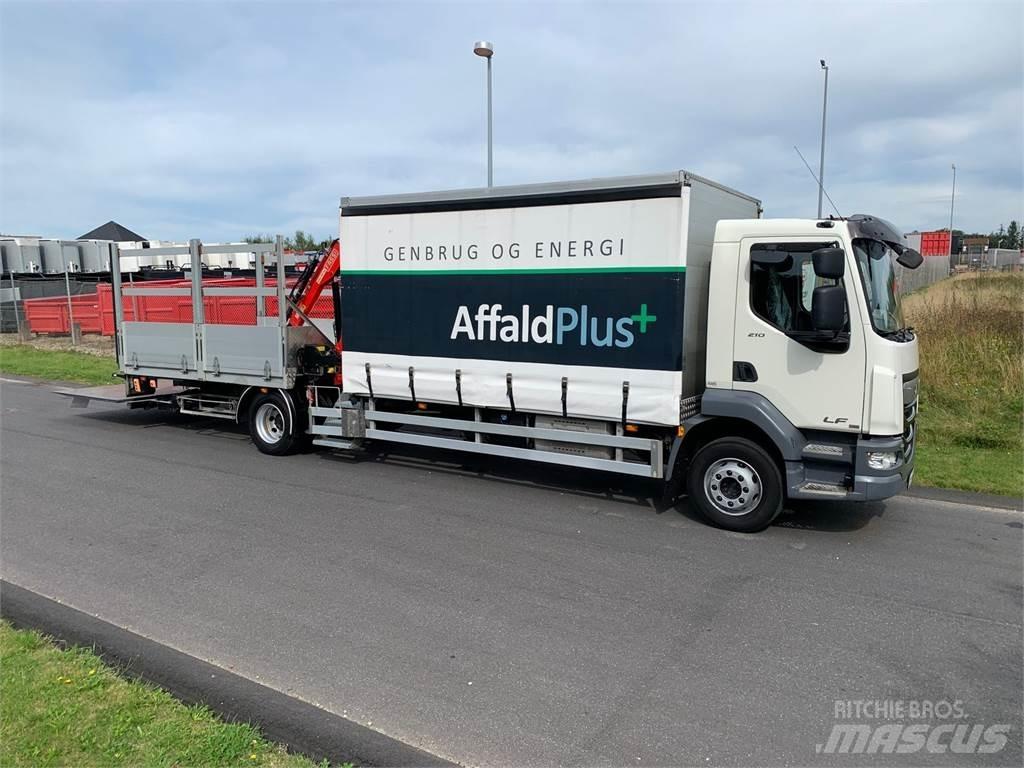 DAF LF210 4x2 FA ボックスボディー、ウイング、箱車