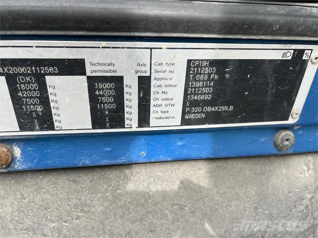 Scania P320 ボックスボディー、ウイング、箱車