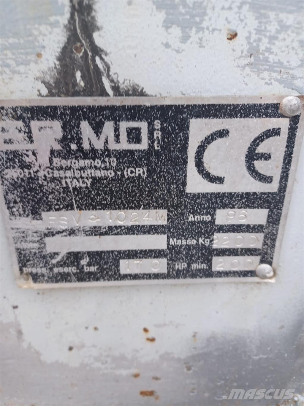 Ermo FSV 3 102 4M 農業機械 -　その他