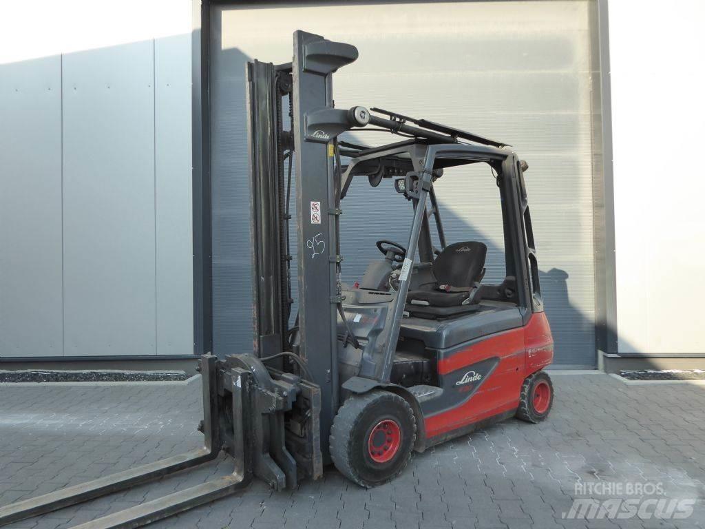 Linde E30-01 バッテリーフォークリフト