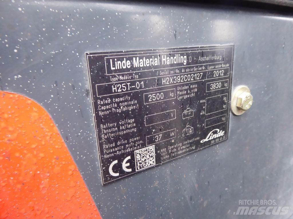 Linde H25T-01 LPGフォークリフト