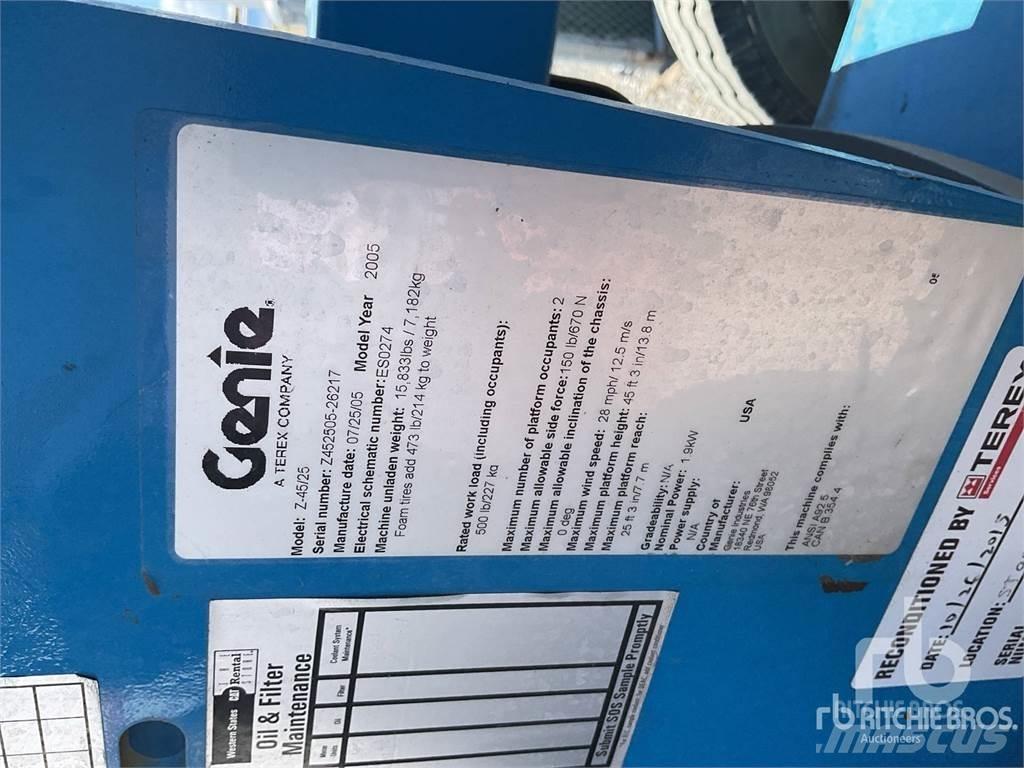 Genie Z45/25 ブームリフト　屈伸型