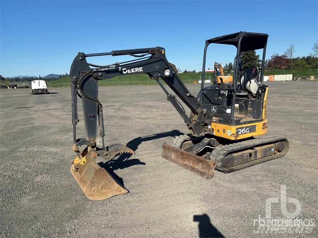 John Deere 26G ミニ油圧ショベル 7t以下（ミニユンボ・ミニディガー）