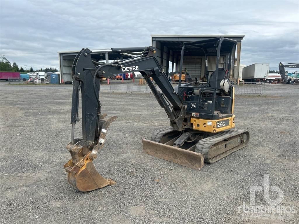 John Deere 26G ミニ油圧ショベル 7t以下（ミニユンボ・ミニディガー）
