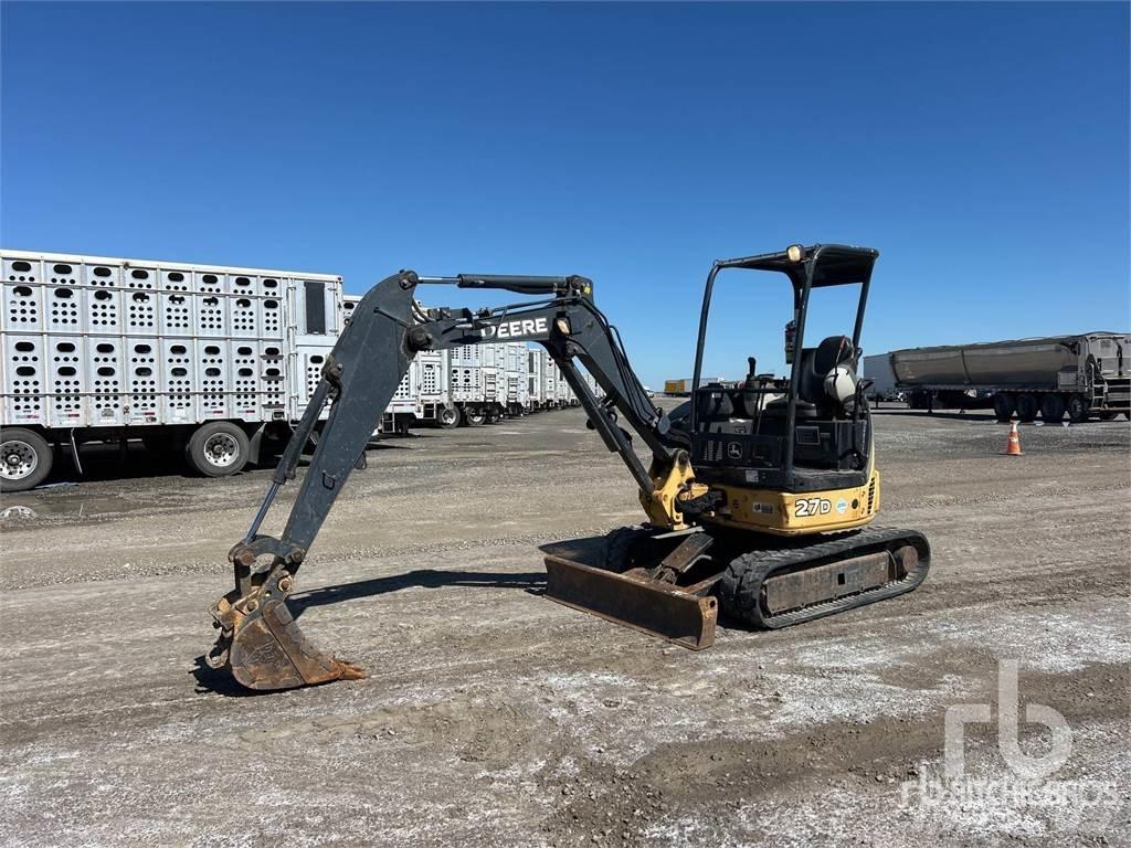 John Deere 27D ミニ油圧ショベル 7t以下（ミニユンボ・ミニディガー）