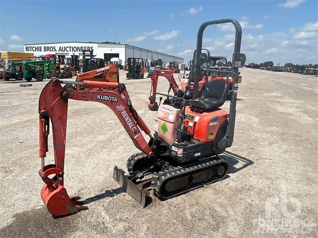 Kubota K008-3 ミニ油圧ショベル 7t以下（ミニユンボ・ミニディガー）