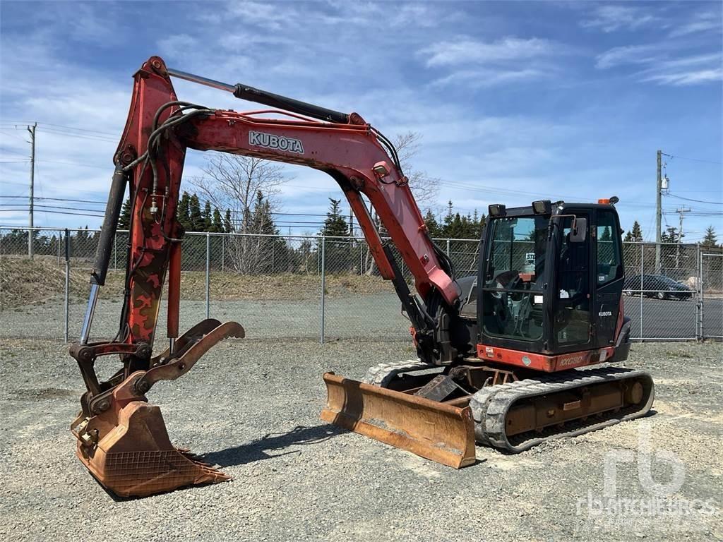 Kubota KX080-4 中型油圧ショベル 7ｔ-12ｔ（ユンボ・パワーショベル・バックホー）