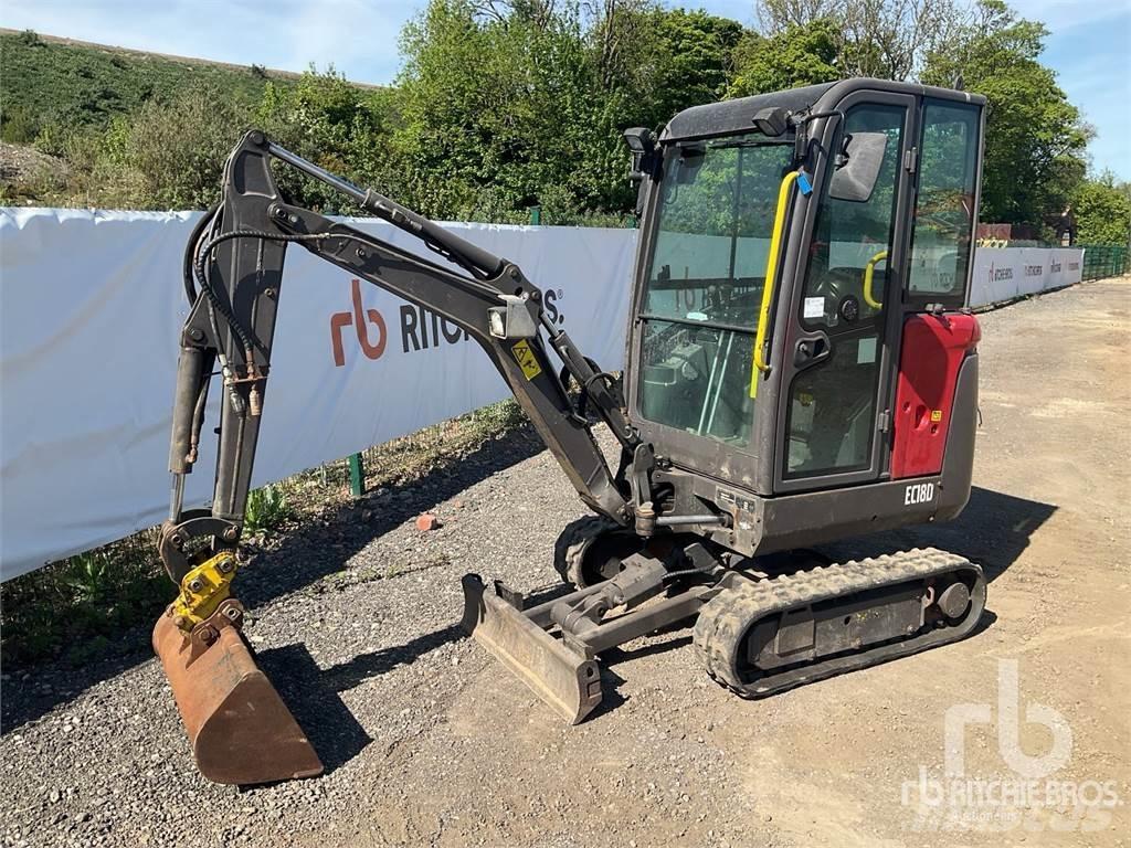 Volvo EC18D ミニ油圧ショベル 7t以下（ミニユンボ・ミニディガー）