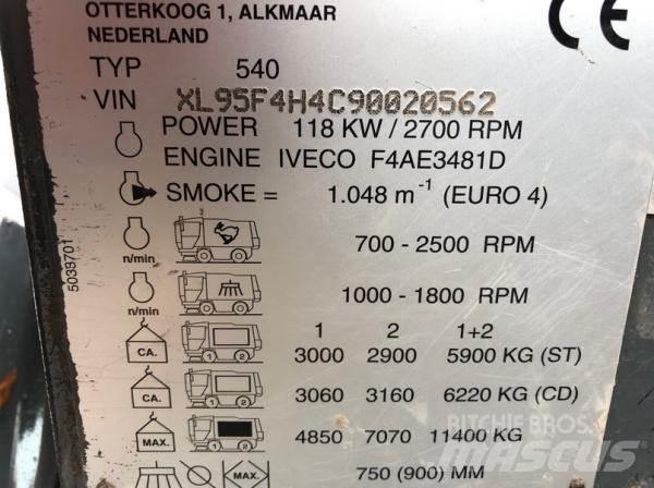 Ravo 540 STH 路面清掃機