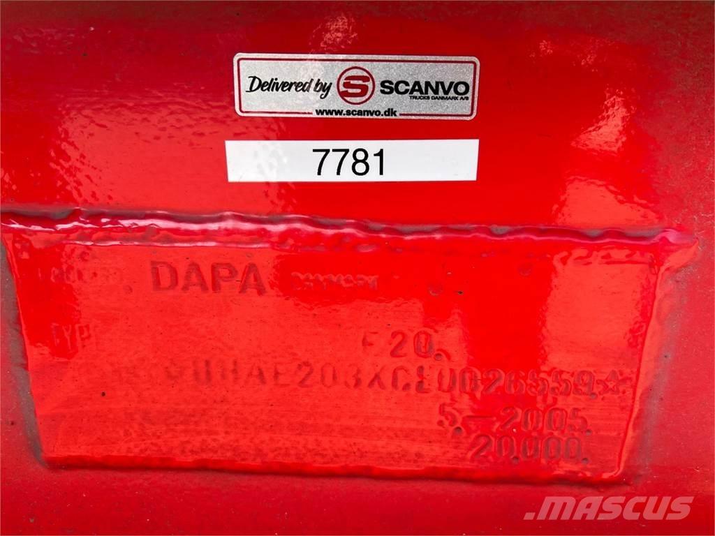 Dapa 20 ton wirehejs 取り外し可能トレーラー