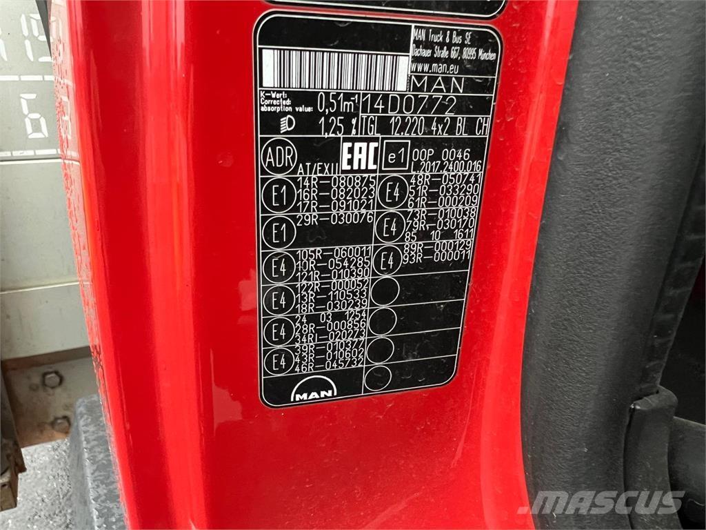 MAN TGL 12-220 BL カーテンサイダートラック