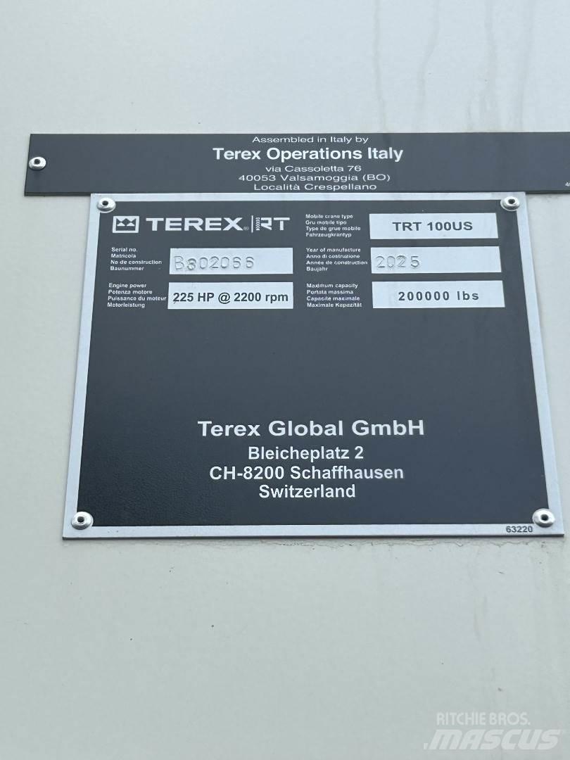 Terex  ラフテレーンクレーン