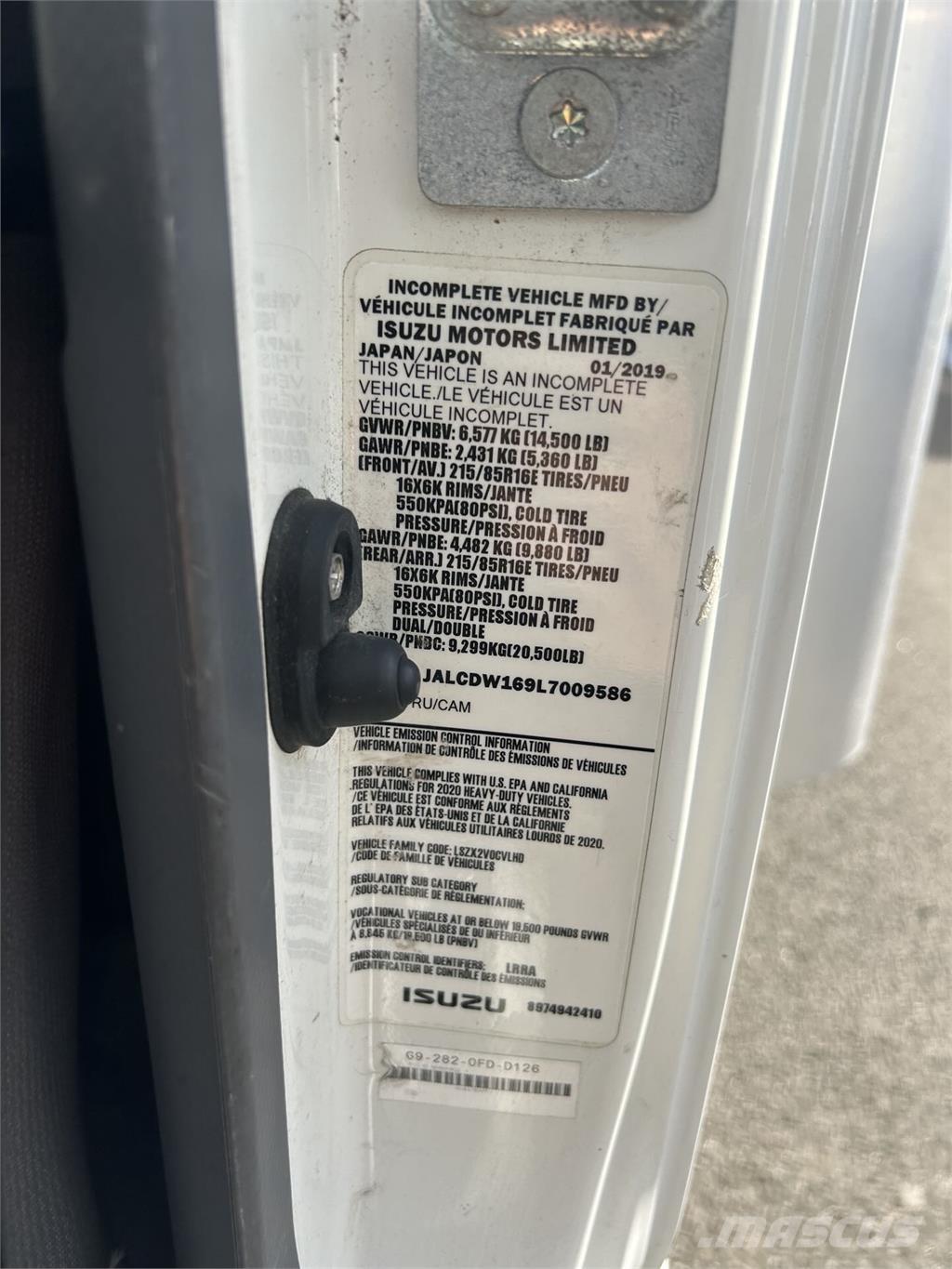 Chevrolet 4500 ボックスボディー、ウイング、箱車