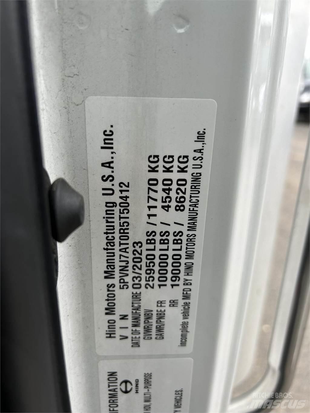Hino L6 ボックスボディー、ウイング、箱車
