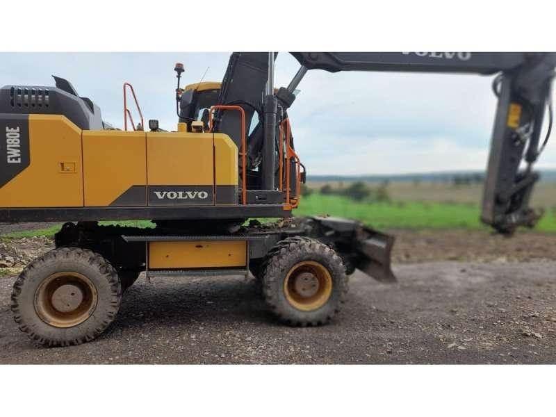 Volvo EW180E ホイール式油圧ショベル（パワーショベル・ユンボ・バックホー）